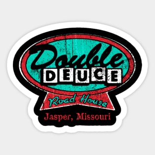 Double Deuce Jasper Missouri Classic Sticker